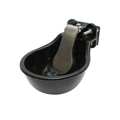 Adăpătoare pentru vaci sau cai din fontă 1.5L cu limbă de inox și accesorii de prindere