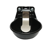 Adăpătoare metalică 2.5L cu limbă de inox și accesorii de prindere