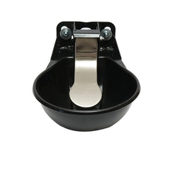 Adăpătoare metalică 2.5L cu limbă de inox și accesorii de prindere