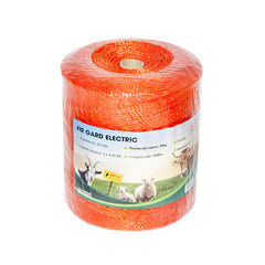 Rola fir portocaliu Ø 2.5 mm insertie metalica 3x0.15mm ss rezistenta 7.4 ohm m 1000m gard electric mezofarm m87z651 – 2.5mm – 1000m – imagine 1