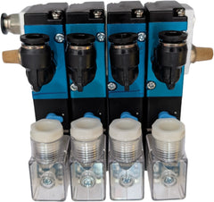 Rampa 4 electrovalve 12v.