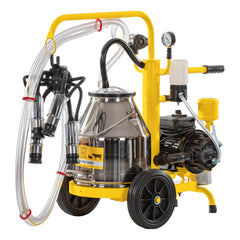 Aparat de muls vaci, cu 1 bidon inox 25 litri, eco