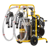 Aparat de muls vaci, 2 posturi, 1 bidon inox 40 litri