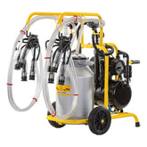 Aparat de muls vaci, 2 posturi, 1 bidon aluminiu 40 litri