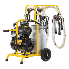 Aparat de muls vaci, 2 posturi, 1 bidon aluminiu 40 litri