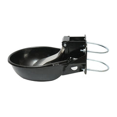 Adăpătoare metalică 2.5L cu limbă de inox și accesorii de prindere
