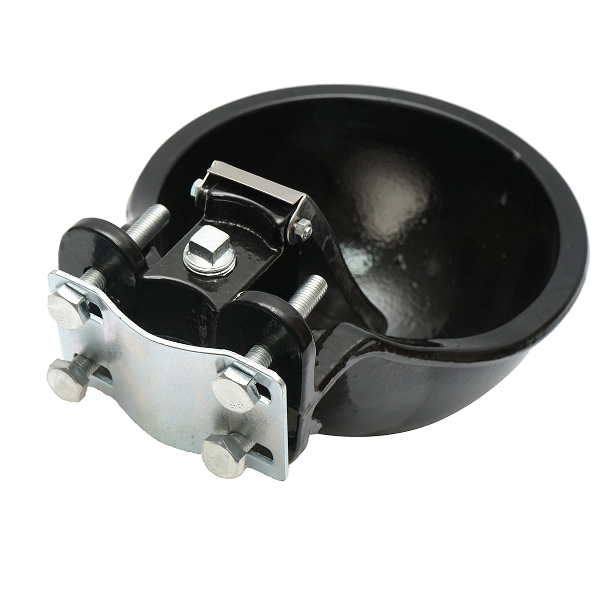 Adăpătoare pentru vaci sau cai din fontă 1.5L cu limbă de inox și accesorii de prindere