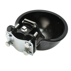 Adăpătoare pentru vaci sau cai din fontă 1.5L cu limbă de inox și accesorii de prindere