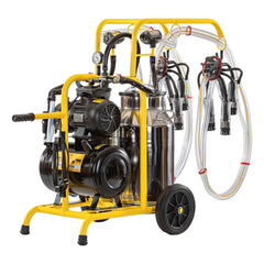 Aparat de muls vaci, 2 posturi, 1 bidon inox 40 litri