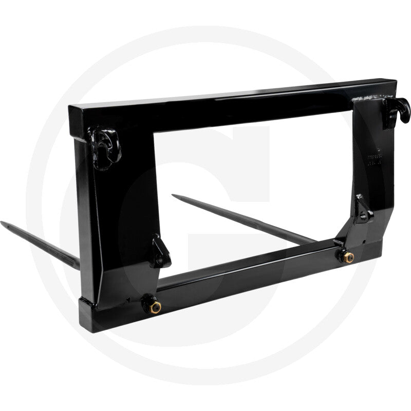 Furca Transport Baloti cu 2 Tepi (1100 mm), Prindere EURO - Capacitate 700 kg | Granit Parts