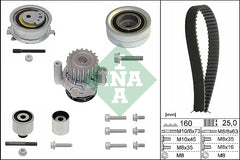 Kit Distribuție + Pompă Apă INA (530055032) VW Audi Skoda 1.6/2.0 TD