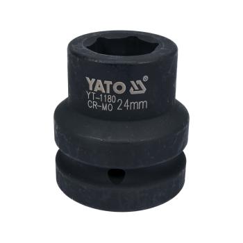 Cheie tubulara hexagonala de impact 24mm 1" YT-1180