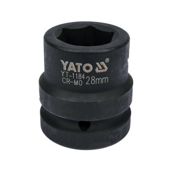 Cheie tubulara hexagonala de impact 28mm 1' YT-1184