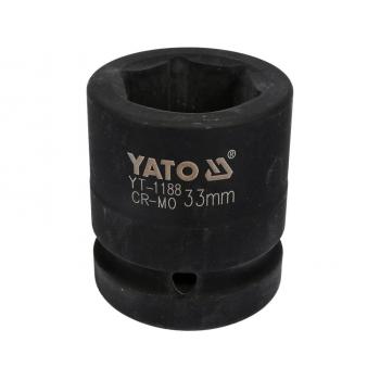 Cheie tubulara hexagonala de impact 33mm 1' YT-1188