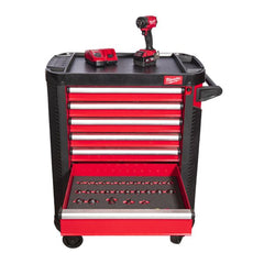 Dulap metalic mobil pentru scule TOOLGUARD™ cu 7 sertare (246 scule incluse) - Milwaukee