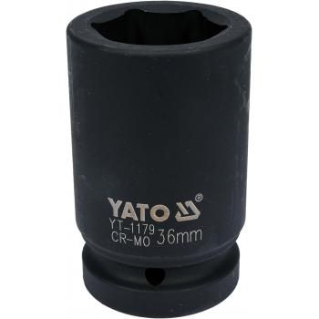 Cheie tubulara hexagonala de impact adanca 36mm 1' YT-1179